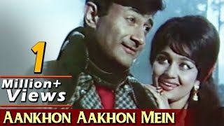 Aankhon Aakhon Mein  Dev Anand Asha Parekh Mahal Song Duet [upl. by Volnak]