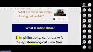 307 Lecture one 2023 Understanding Rationalist theses [upl. by Antonio783]