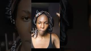 How I braided my afro hair in just three hours with Brazilian woolfyp fypviralシviral [upl. by Meesak]