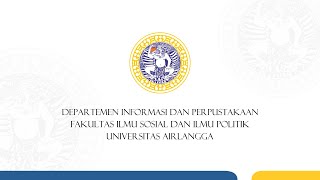 Company Profile Departemen Informasi dan Perpustakaan Universitas Airlangga [upl. by Wilde]