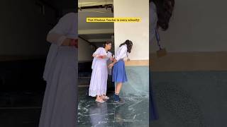 Ek aisi teacher har school m hoti hai👩‍🏫😂 shorts funnyshorts comedyshorts teacherlife [upl. by Alecram]