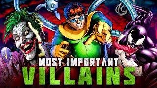 The Most Important Villains in Comic History [upl. by Airdnassac]