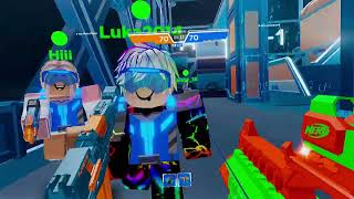 Roblox VR  Nerf Strike  No commentary VR play part 2 [upl. by Apilef]