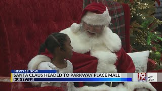 Santa Claus Headed to Parkway Place Mall  Nov 1 2024  News 19 at 4 pm [upl. by Ashby]