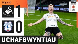 Uchafbwyntiau  Highlights Abertawe 10 Caerdydd  Prif Adran Genero [upl. by Soinski]