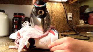 How to take creases out of white Infrared 6s [upl. by Skardol]