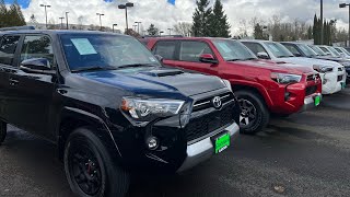 2024 Toyota 4Runners 6000 dollars off not selling tons sitting on the lots [upl. by Janicki]