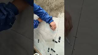 Tiles Installation 😱❤️ Cutting Tips trendingshorts tiles ytshorts installation cuttingskills [upl. by Navak]