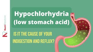 Hypochlorhydria low stomach acid Is it the cause of your indigestion and reflux [upl. by Ydneh]