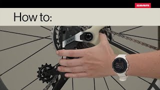 SRAM XPLR AXS  How to Derailleur Reset by Hand [upl. by Gavra]