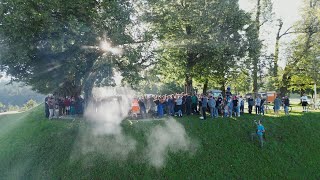 05072024  Kinderfest Zofingen  Tagwache durch Kanonenschüsse auf dem Heiternplatz [upl. by Coridon949]