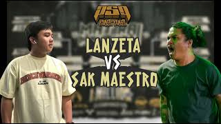 BATTLE PREVIEW PSP  LANZETA vs SAK MAESTRO  MATIRA MAYAMAN [upl. by Asinet636]