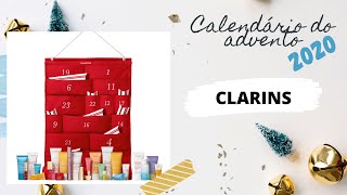 Calendário do advento Clarins 2020  Clarins advent calendar [upl. by Bock733]