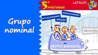 Grupo nominal Lengua 5º Primaria Tema 10 [upl. by Niroht]