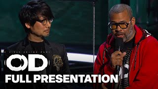 Hideo Kojima and Jordan Peele presents OD at The Game Awards 2023 [upl. by Kristofor]