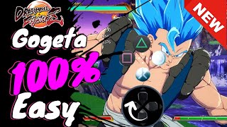 D🅱FZ ➤Gogeta Sparkless TOD solo combo EASY 100 Season 4 Tutorial【 Dragon Ball FighterZ】 [upl. by Dorcas]