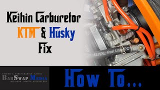 Fix Keihin Carburetor on KTM  Husky 300 [upl. by Courtney]