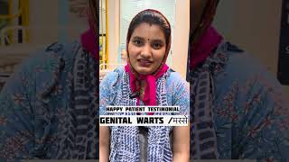 Happy patient testimonial  genital warts  DrAditi’s Homoeohealth [upl. by Shurlock]