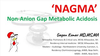 Non Anion Gap Metabolic Acidosis NAGMA  All you need to know [upl. by Tucker]