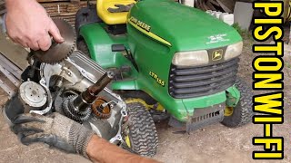 • Casse Moteur Impressionnante  John Deere LTR 155 [upl. by Tisha622]