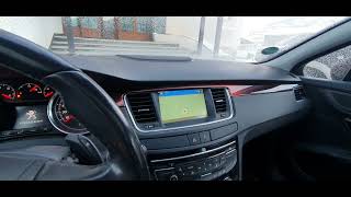 Peugeot 508 RXH HYbrid4 cold start 14°C [upl. by Gibson]