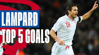 quotAn Emphatic Finish From Frank Lampardquot  Frank Lampard Top 5 Goals  England [upl. by Aislehc]