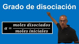 Grado de disociación [upl. by Aylmar]