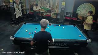 DovLins Pool 8Ball Sunday Tournament November 03rd 2024 Finals Sudhesh vs Sanket [upl. by Nowahs]