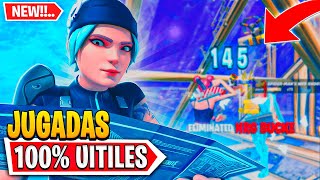 APRENDE 5 Movimientos y Jugadas ÚTILES para GANAR MÁS en FORTNITE [upl. by Siraved]