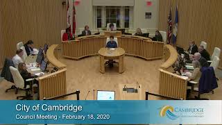 City of Cambridge City Council  February 18 2020 [upl. by Jestude]