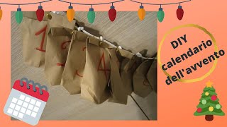 DIY calendario dell avvento con sacchettini [upl. by Gobert]