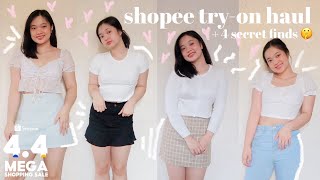 shopee tryon clothing haul ✧ 44 ready [upl. by Eninahs]