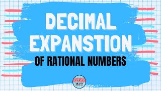 Decimal Expansions [upl. by Jennie]