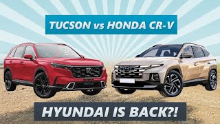 2025 Hyundai Tucson vs 2025 Honda CRV – Is Hyundai Back [upl. by Dyana]