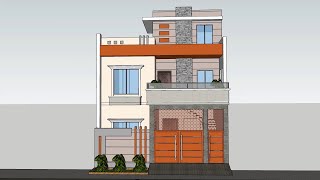 30 x 60 Front Elevation  Best Home Design Modern StyleGhar ka Naqsha [upl. by Ramses]