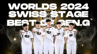 WORLDS 2024 Swiss Stage GenG Highlights [upl. by Billen899]