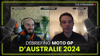 Guintalk 🎙️  Débrief du MotoGP dAustralie 2024 🏁 avec Sylvain Guintoli  moto motogp [upl. by Vena923]