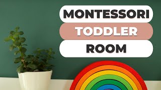 Montessoristyle Room Tour For 18monthold Toddler [upl. by Ahsiryt417]