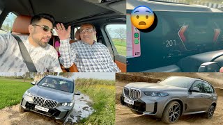 Almost Crashed at 200kmhr 😨 Papa Does BMW SPEED Test  BMW X5 buri Tarah Fass Gayi 😭 [upl. by Slin]