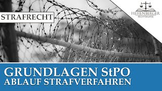 STRAFRECHT  StPO Ablauf Strafverfahren [upl. by Asirrom]