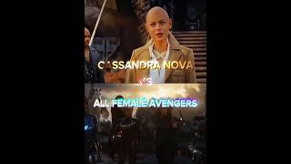 Cassandra Nova VS All Female Avengers  shorts marvel vs [upl. by Eseerahs]