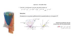 ejercicio de cálculo vectorial  volumen de la región Acotada [upl. by Anor297]