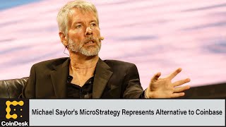 Michael Saylors MicroStrategy Represents Attractive Alternative to Coinbase Berenberg [upl. by Nivlek]