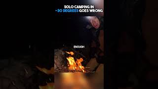 Solo Camping In Alaska Goes Wrong shorts viral [upl. by Willard]