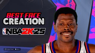 BEST PATRICK EWING NBA 2K25 FACE CREATION HOW TO MAKE PATRICK EWING on NBA 2K25 [upl. by Genesia]