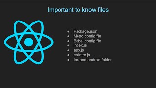 React native tutorial in hindi 4 Important to know files [upl. by Iy]