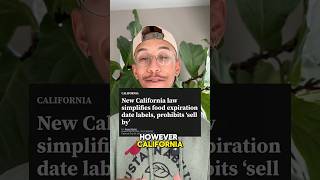 New Expiration Date Law foodwaste climateaction california [upl. by Sims]