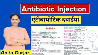 Antibiotic drugs in hindi  antibiotic medicine  pharma medicine [upl. by Akaya]