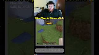 Kiko Loses His Mind Playing AI Minecraft 😭 [upl. by Jacobah]