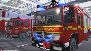 Emergency Call 112 – Swedish Fire Service Gameplay 4K [upl. by Draner204]